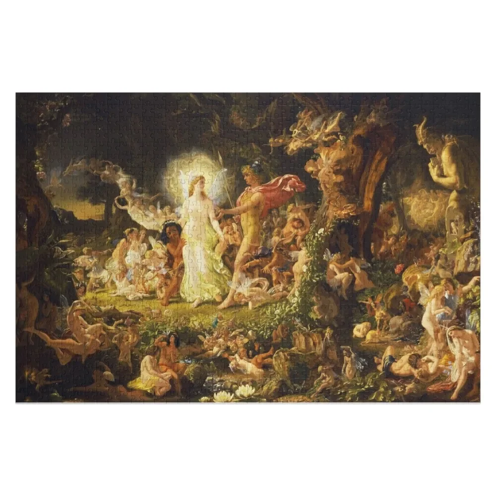 

The quarrel of Oberon and Titania by Sir Joseph Noel Paton Jigsaw Puzzle Woodens For Adults Animal Puzzle