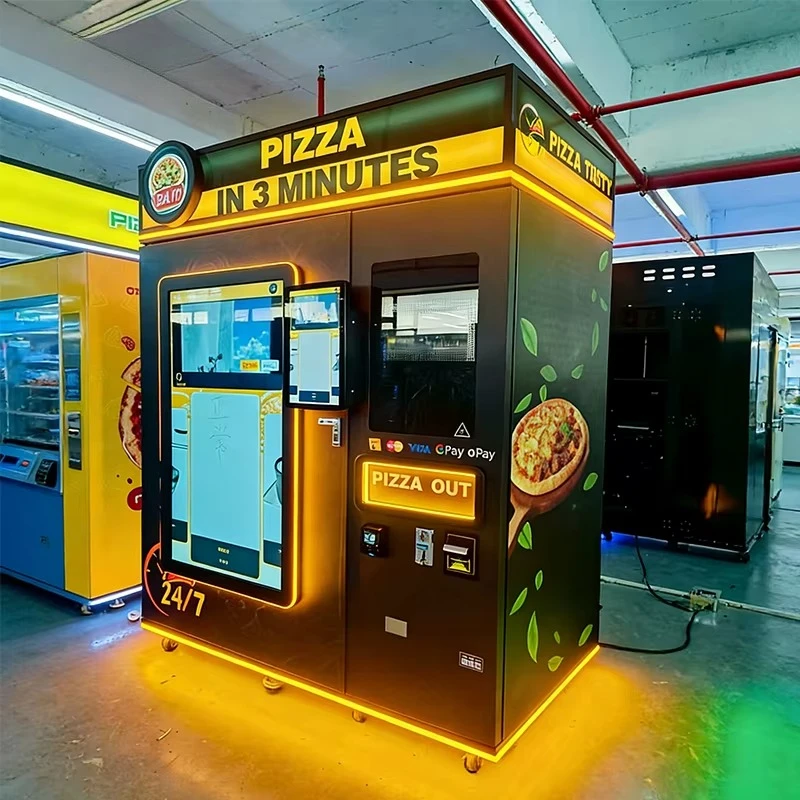 Pizza Vending Machine Unattended Self‑Service Pizza Maker Vending Equipment With Independent Heating Chamber For Indoor Venues