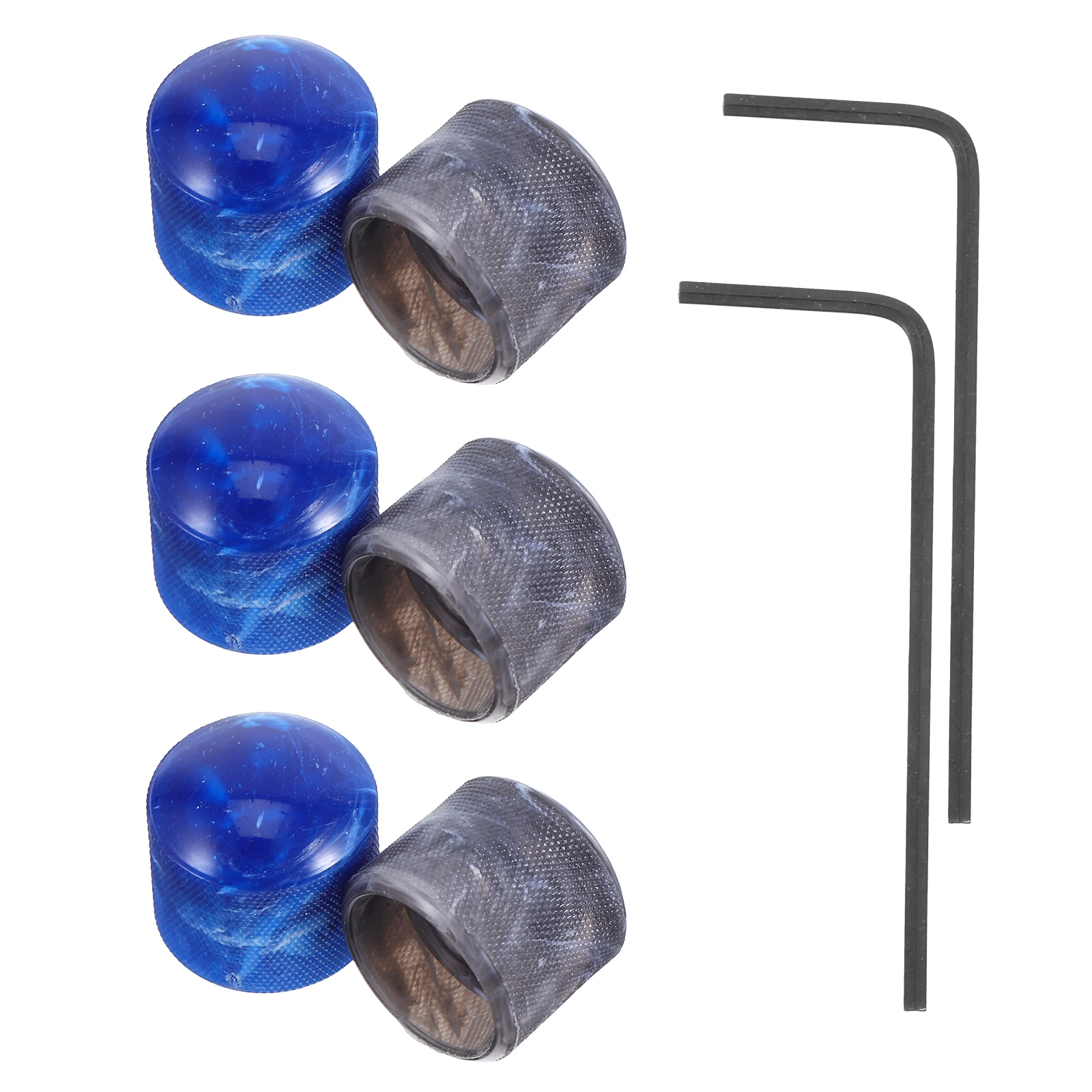 

2 Sets Electric Guitar Accessories Knob Bass Knobs Control Component Potentiometer Parts and Volume Plastic Hardware for