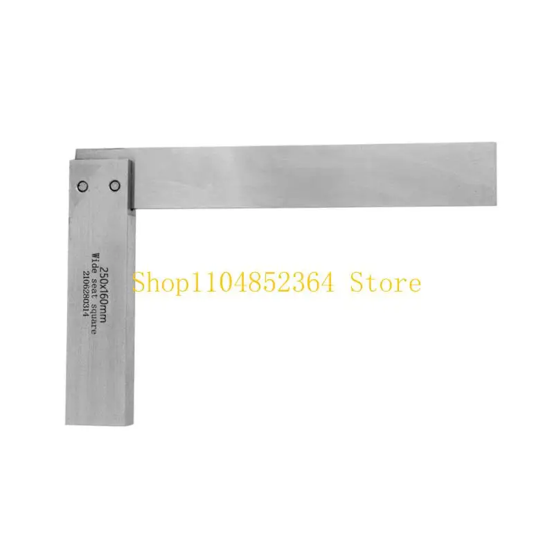 652F Mechanical Engineer Angles Ruler Machinist Square L-Type Measure Tool Wide Base Square Tool 90 Degree Wide Seats Square