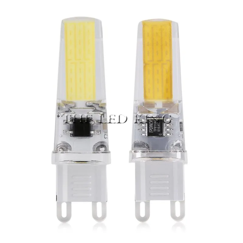 G4 g9 e14 ledランプ電球,ac/dc調光,12v,220v,3w,6w,9w,cob,smdライトの交換,ハロゲンプロジェクター,シャンデリア