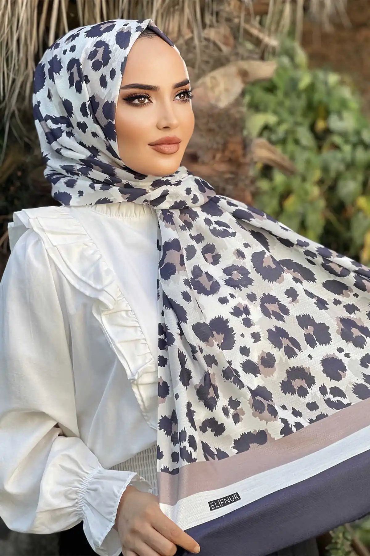 Cotton Pattern Shawl E- -Winter Autumn 2021 Muslim Women Hijab headscarf Islamic Turkey