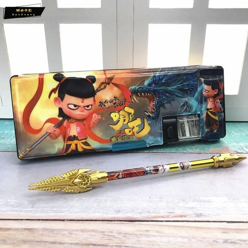 

Children's stationery box for men and women pupils multifunctional pencil case Nezha pencil case kindergarten pencil case