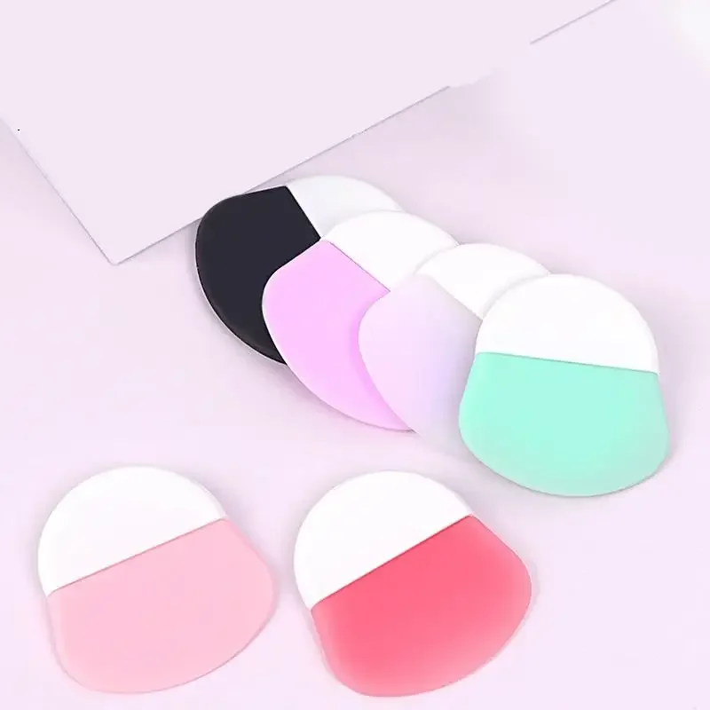 Siliconen gezichtsmaskerborstel Gezichts- en oogcrème Moddermasker Applicator Schraper Gezichtsreinigingsborstels Reizen Draagbare huidverzorgingshulpmiddelen