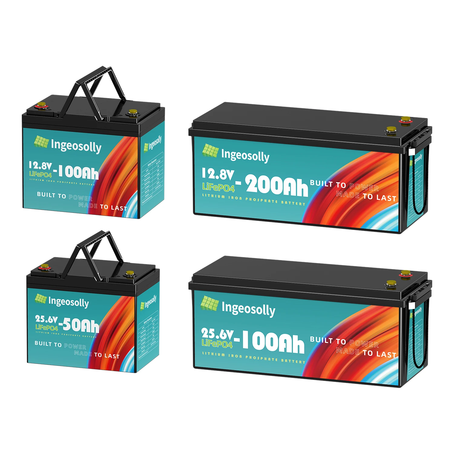 

12V Lifepo4 Battery 100Ah 200Ah 300Ah 6Ah 10Ah 12Ah 20Ah 30Ah Deep Cycle BMS Support Series Parallel Temperature Protect