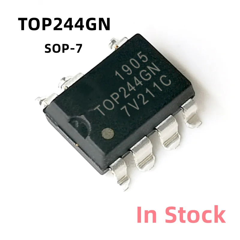 10 PÇS/LOTE TOP244GN TOP244G SOP-7 Power Management IC Em Stock