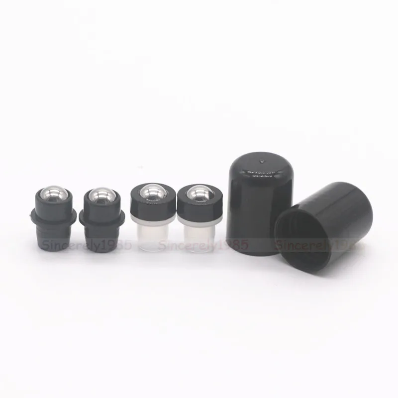 10X 100x Steel Roller Lids Caps For 18mm / 410 Neck Size Doterra Young Living Bottles Glass Roll on Aromatherapy Perfume DIN18