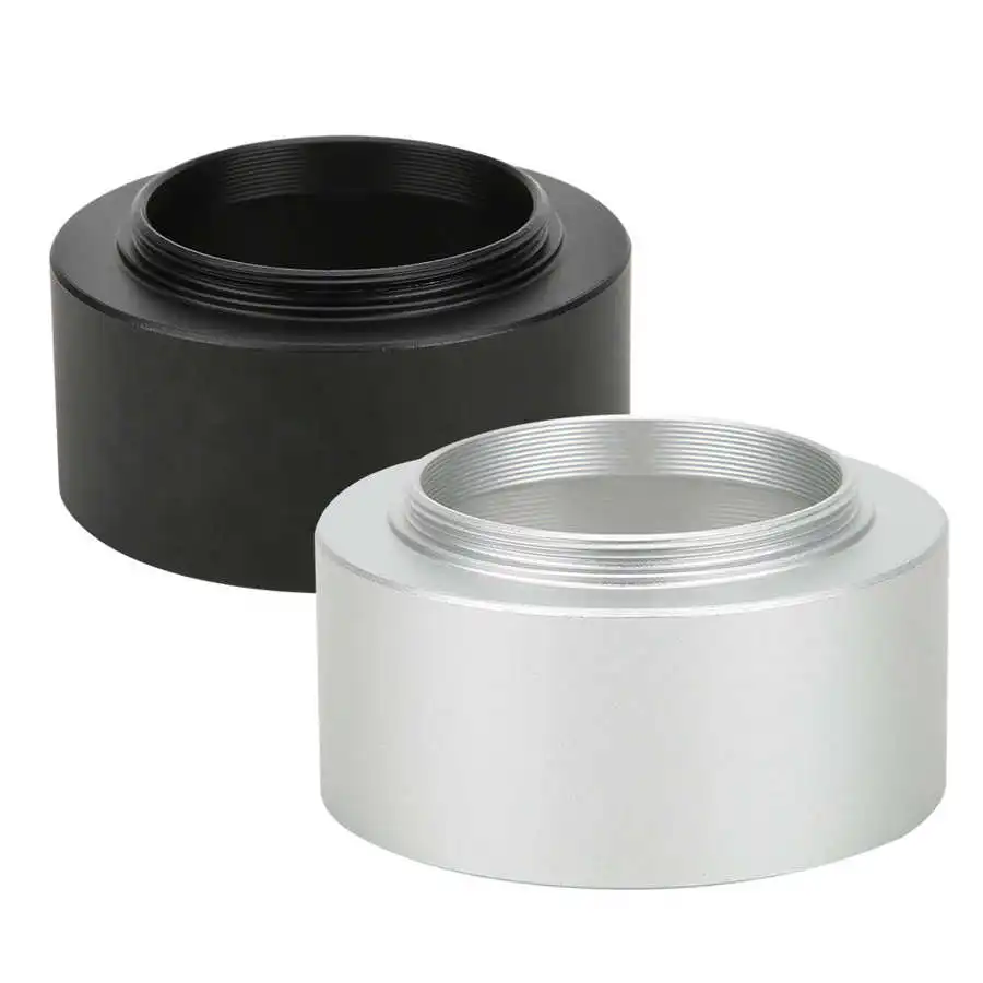 เลนส์ฮูดโลหะอลูมิเนียมอัลลอยด์ F1.4 35มม. F1.7/50มม. เลนส์กล้องวงจรปิดดิจิทัลเลนส์กล้องส่วนเลนส์ฮูด
