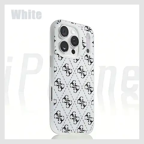 Phone Case for iPhone 17 air 16 e 15 14 13 12 11 Pro Max Plus  2-in-1 Kawaii Matte Jelly silicone B-guess-Es-a case