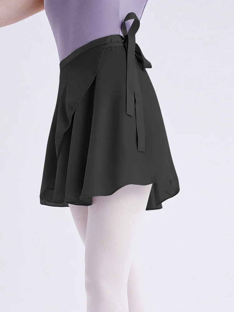 

Women Ballet Skirts Lace-up Chiffon Skirts Dance Skirts Adults Girls Leotards Skirt Ballet Practice Dancing Miniskirts Tutu