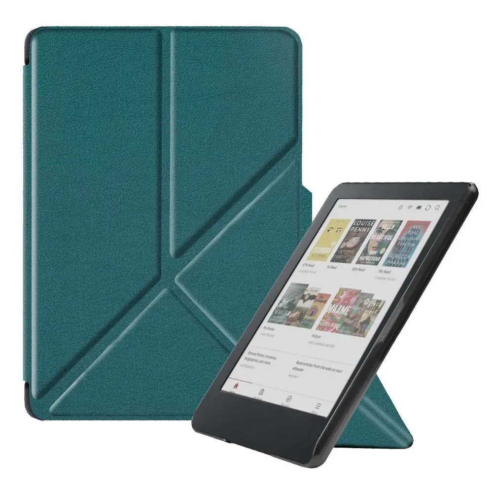 

Auto Wake/Sleep e-Reader Case 6 inch Multi-folding Stand N365 Protective Shell Universal for Rakuten Kobo Clara Colour BW 2024