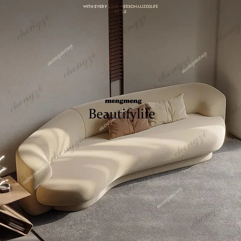 d5556 Modern Living Room Sofas Minimalist Designer Wooden Daybed Lazy Sofas Lounges Sleeper Princess Woonkamer Banken Hotel Furn