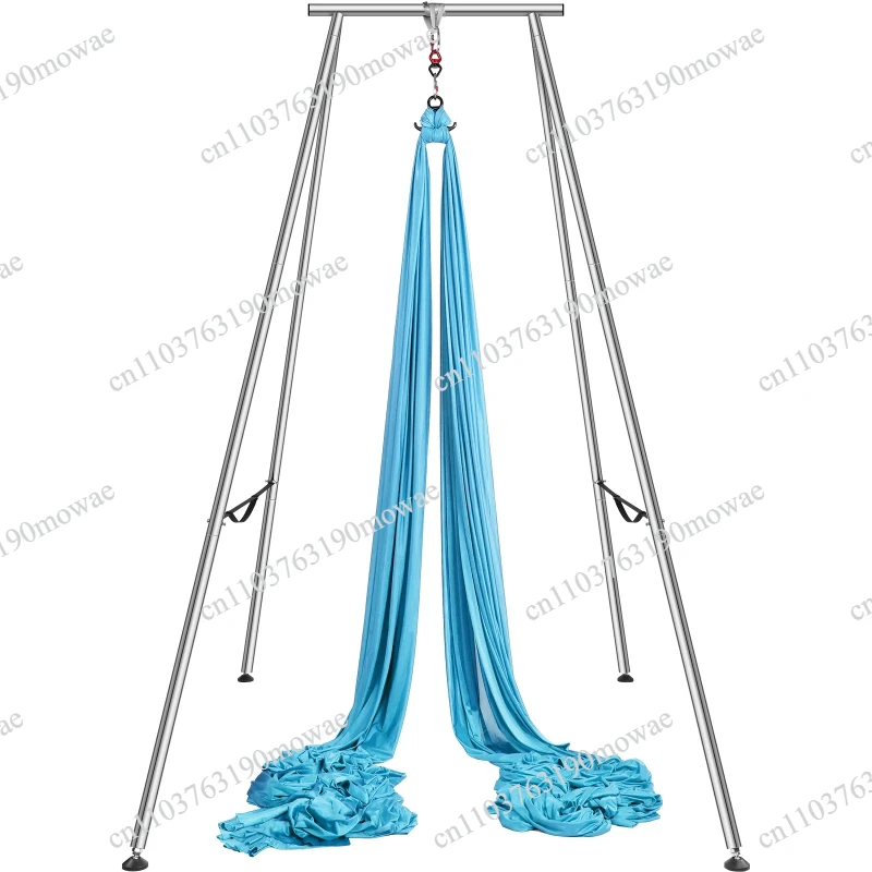 

Aerial Yoga Frame With Yoga Hammock Swing 9.67Ft Stand 13.1Yards Fabric Fitness Equipment Indoor Outdoor