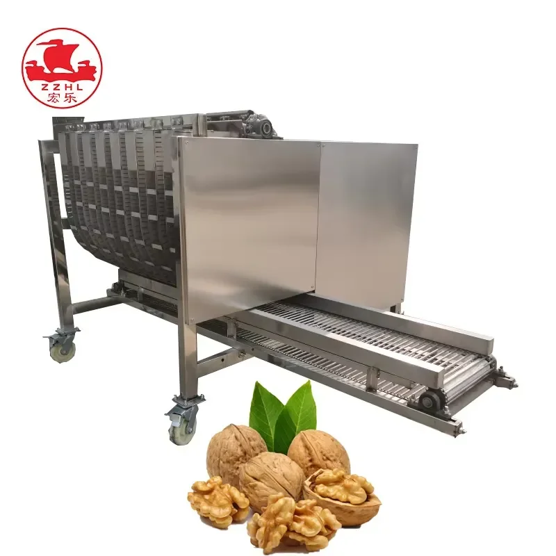 Automatic Walnut Green Husk Remover 3-4t/h Green  Peeling Machine  Huller Machine for Commercial