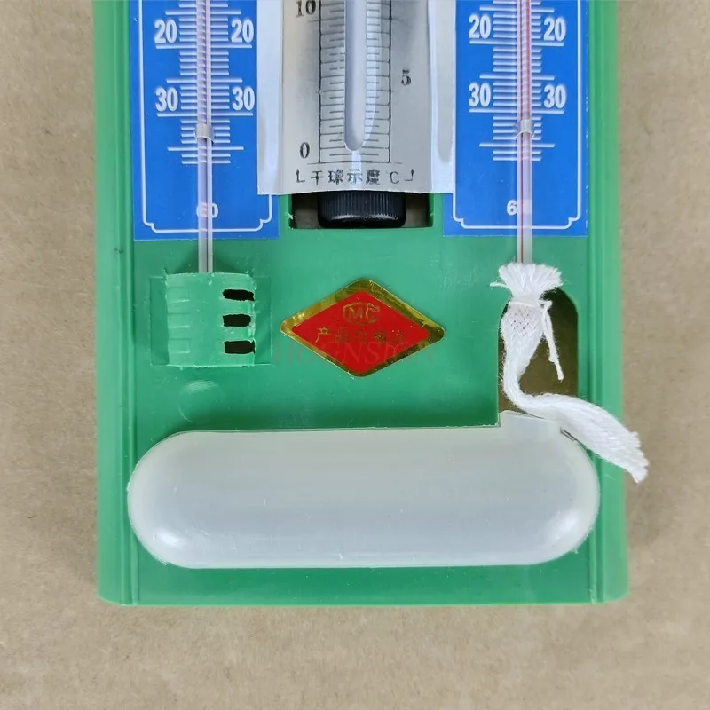 Dry-wet temperature hygrometer / high precision dry-wet bulb thermometer for teaching laboratory