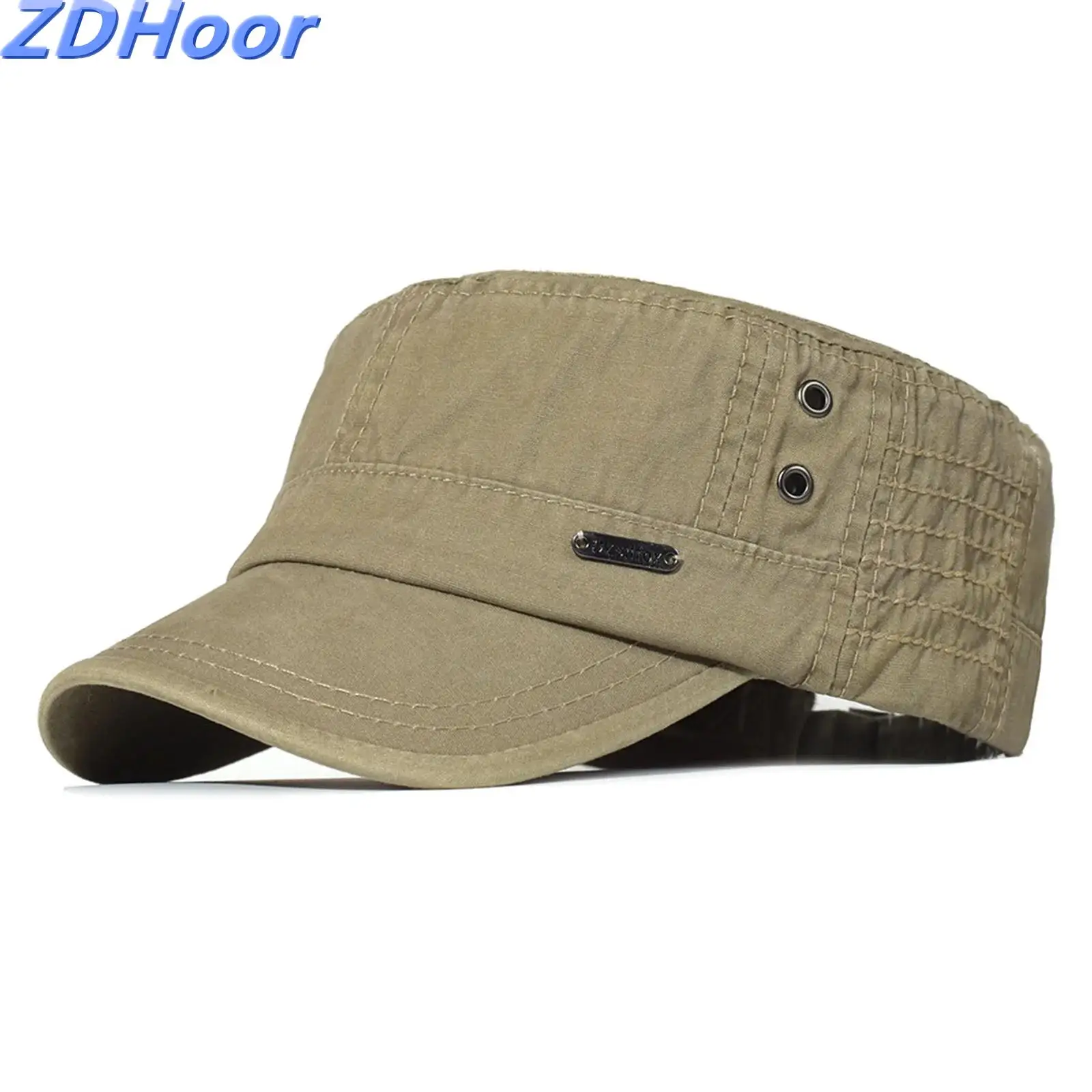 

1Pcs Men Women Adjustable Cap Hat Wide Brim Hat Flat Top Hat for Outdoor Travel Camping Hiking