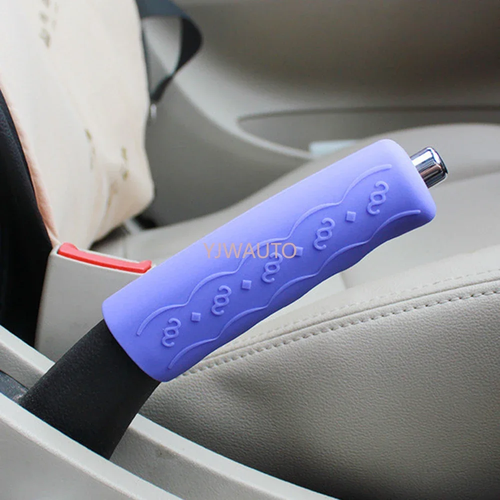 Car Hand Brake Cover Automotor Universal Handbrake Sleeve Silicone Gel Cover Anti-slip Hand Brake Sleeve