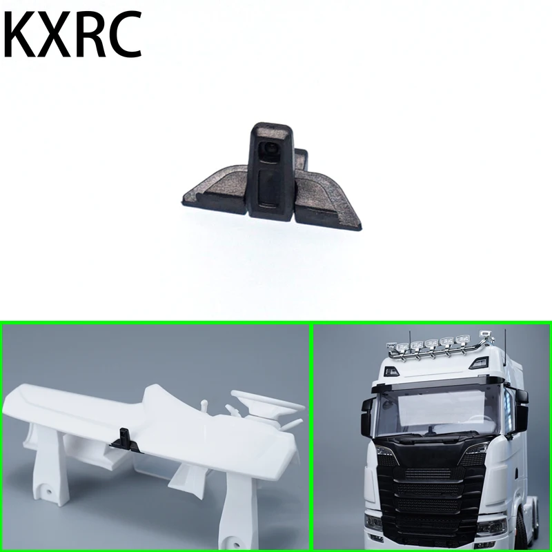 

Plastic Simulation Interior Glass Sensor Decoration for 1/14 Tamiya RC Truck Trailer Tipper Scania 770S 56368 56371 DIY Car Part