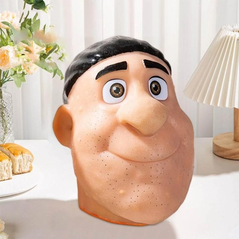 

Soft Silicone Acne Squeeze Gadget Funny Practical Joke Portable Therapy Desk Toy For All Ages 15UB