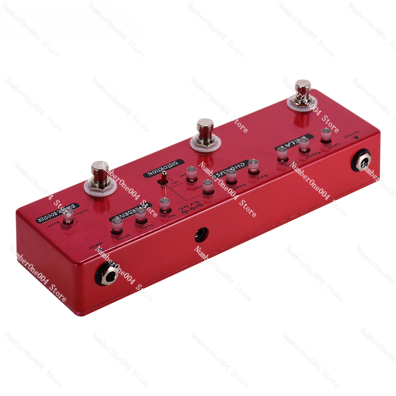 

Mini overload distortion chorus delay channel switch Noise reduction buffer reverb single block effect guitar