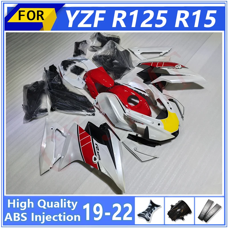 Motorcycle Spoiler Fairing For Yamaha YZFR125 2019-2021 2022 Fairings Body Kits YZF R125 R15 V3 19-22 Bodywork Cover Accessories