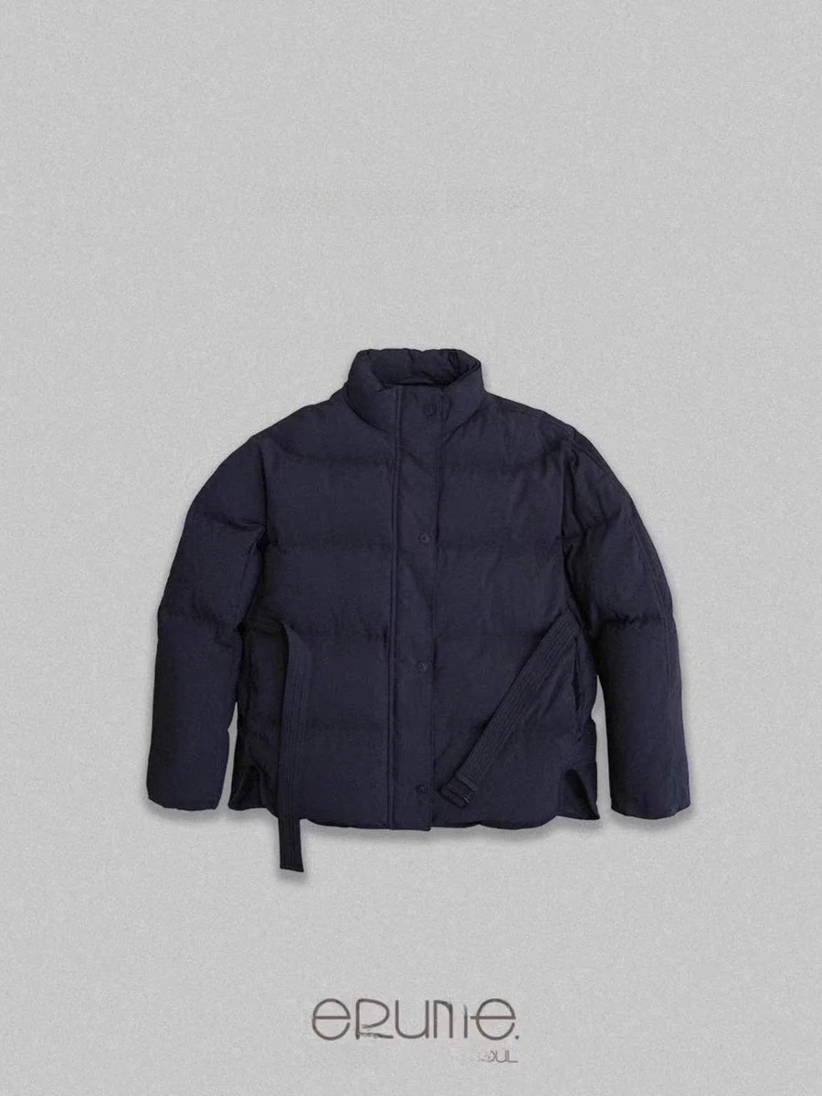 معطف نسائي من Orta Puffer Jaet بياقة واقفة فضفاض دافئ للخبز ملابس خارجية متعددة الألوان غير رسمية للتنقل معطف Sle Du down