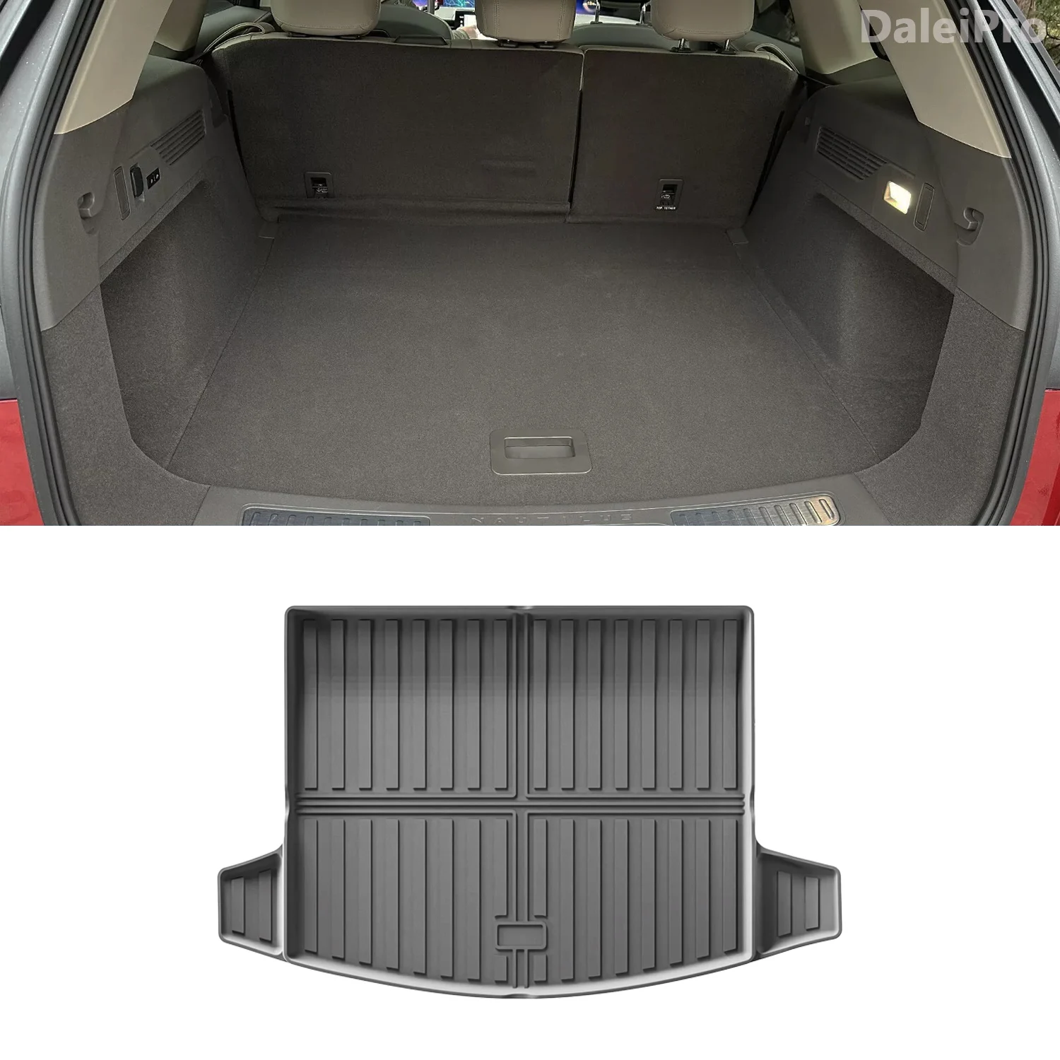 For Lincoln Nautilus 2024 2025 Trunk Mats All Weather Cargo Liner Custom Fit Cargo Mats TPE Floor Mats Car Interior Accessories