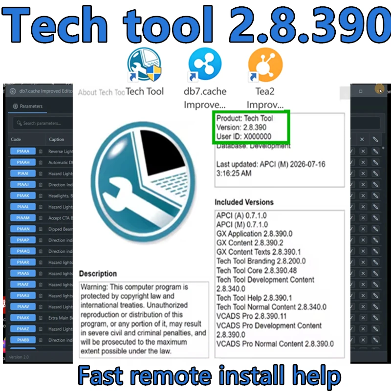 2026 Newest Premium Tech Tool 2.8.390 Developer PTT+ APCI 0.7 [2026.08] + Real Development + Developer Tool + Product History