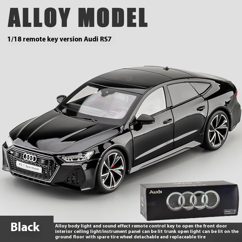 1:18 AUDI RS7 Sportback Coupe Remote Control Alloy Diecast Model