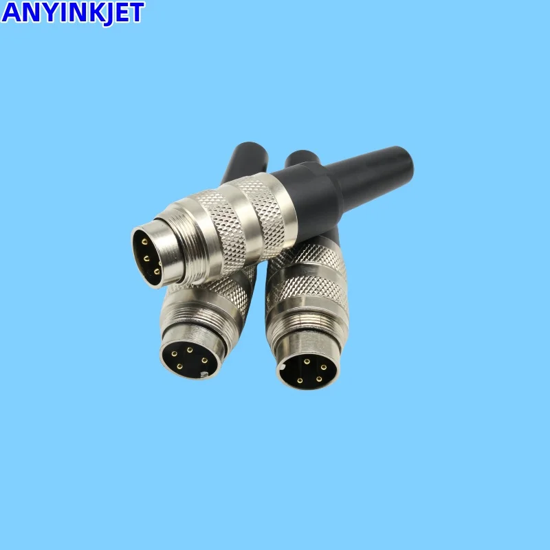 use for Videojet  Willett W500-0036-581 43S DIN plug connector encoder  4 Way