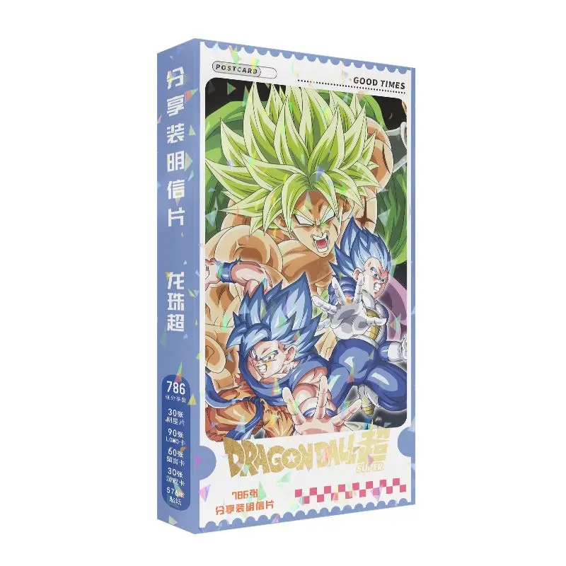 

Dragon Ball Super 786 Peripheral Postcards, High-Definition Exquisite Bookmarks, Greeting Cards, DIY Collectible Mini Cards