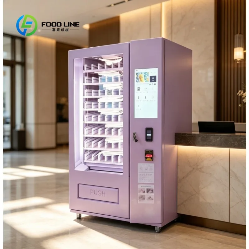 Customized Beauty Locker Vending Machine With Card Reader Self‑service Dispenser For Cosmetic Retail Shopping Mall Business