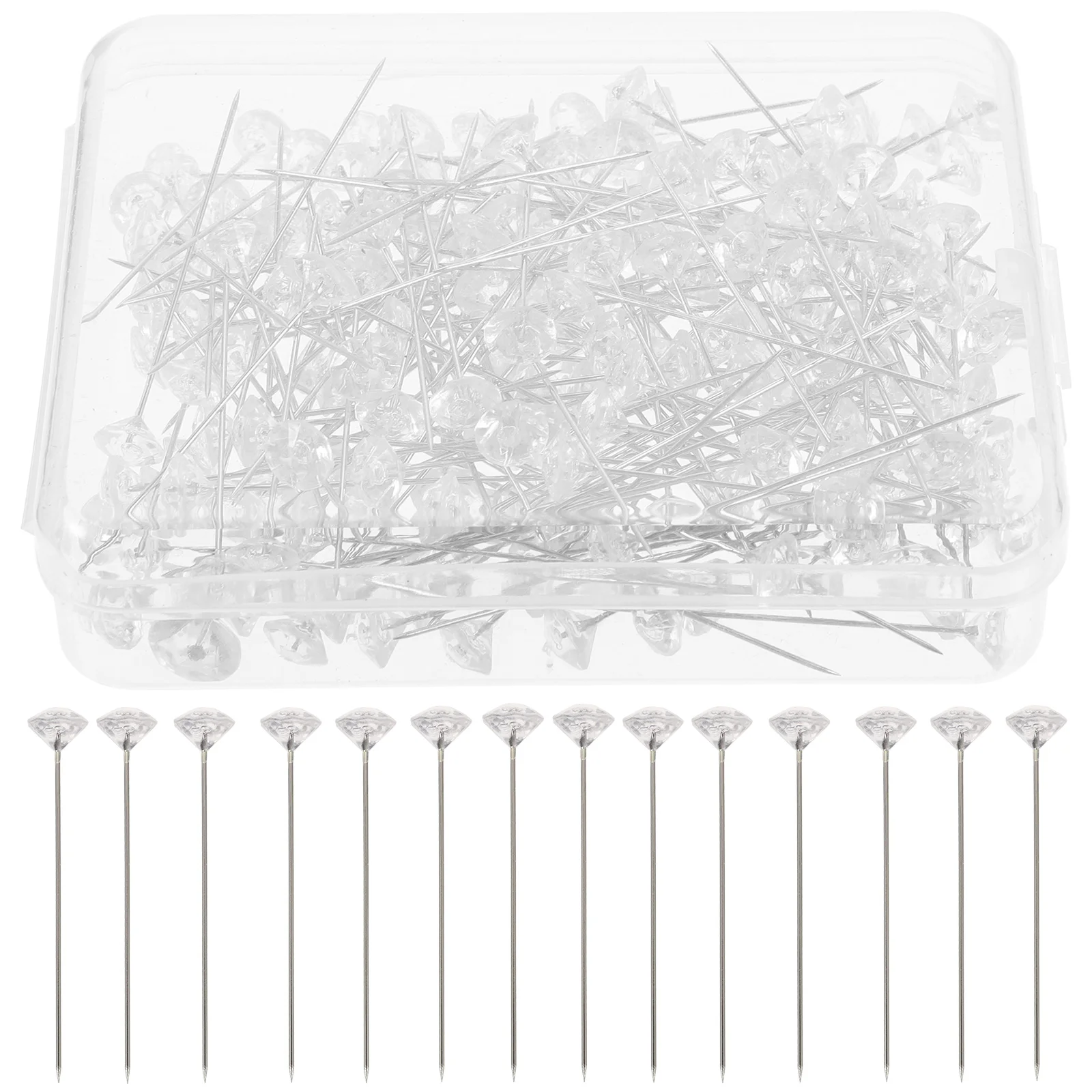 

200 Pcs Bouquet Pin Sewing Tools Locating Jewelry Dressmaking Stitching Fabric Photo DIY Accessory Quilting Pins Floral