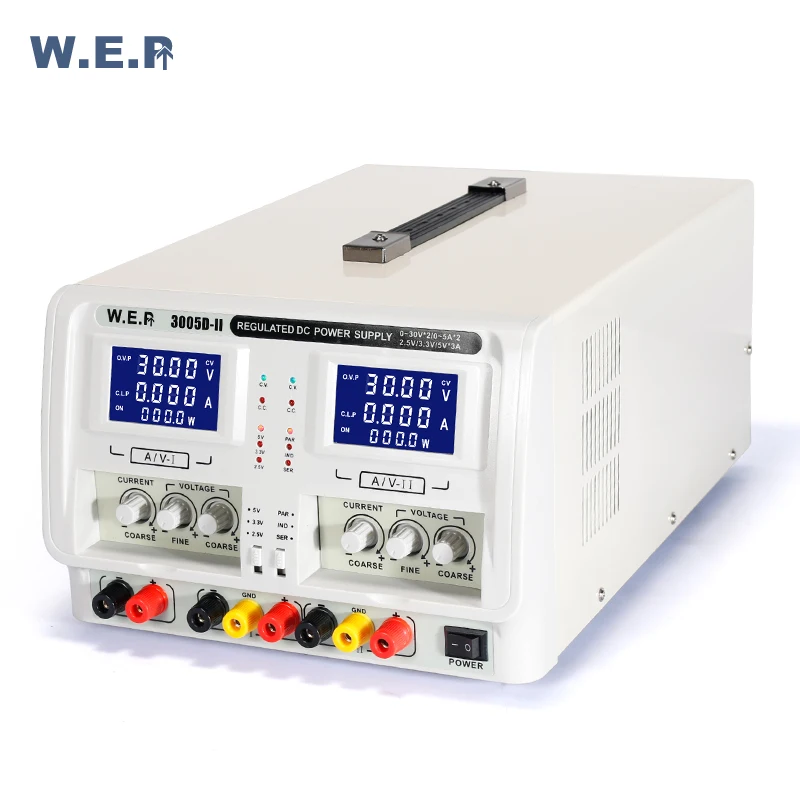 WEP 3005D-II Digital 0-30V 0-5A Adjustable Dc Power Supply