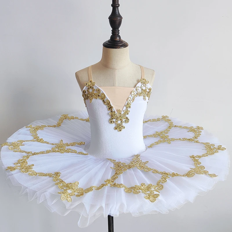 Tutu di balletto professionale Pancake Tutu Ballerina Abito da festa Adulto Donna Bambino Bambini Costume da ballo per balletto