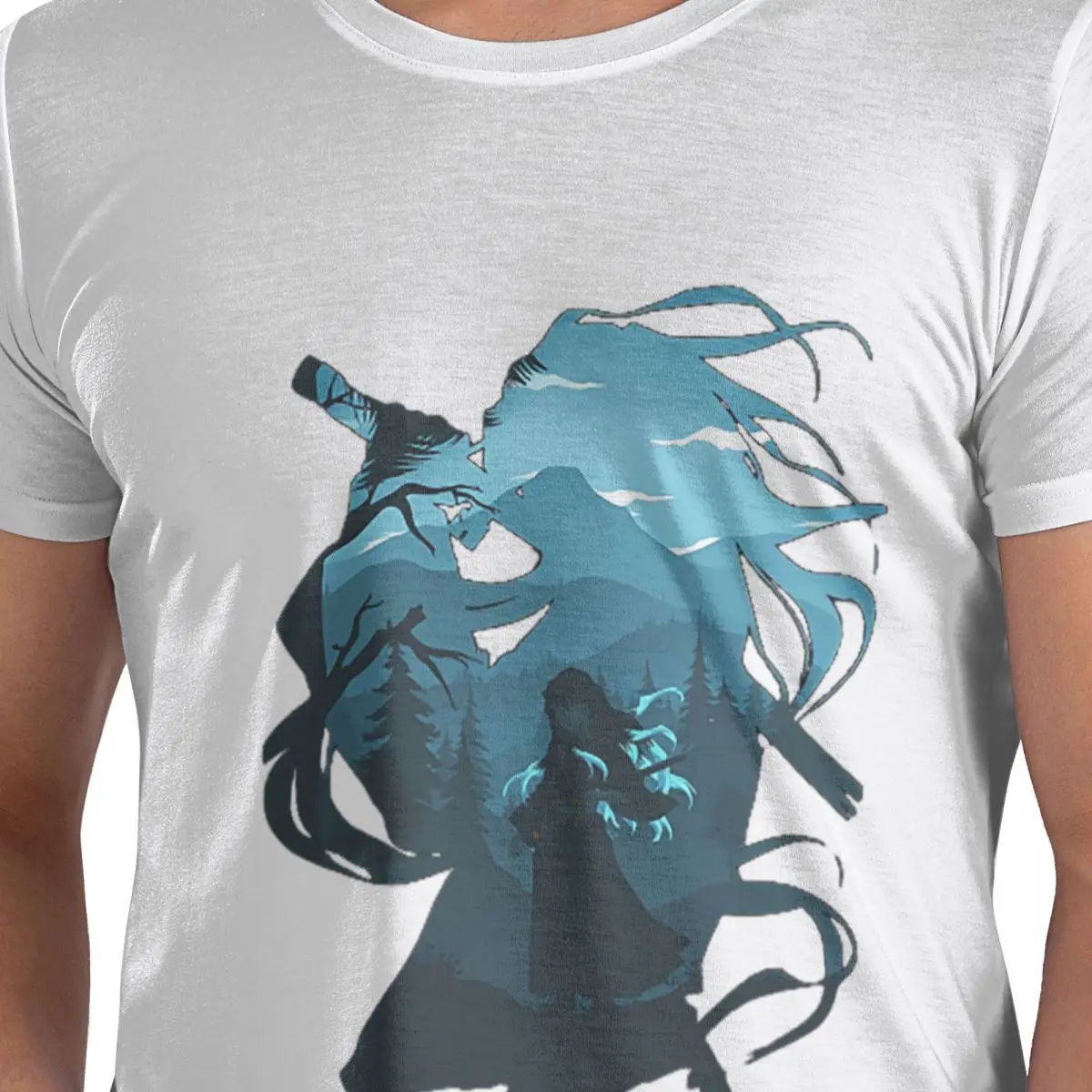 

Muichiro Shadow 100% Cotton T-Shirt Men's Funny T Shirts Men O-Neck Short Sleeve S-6XL