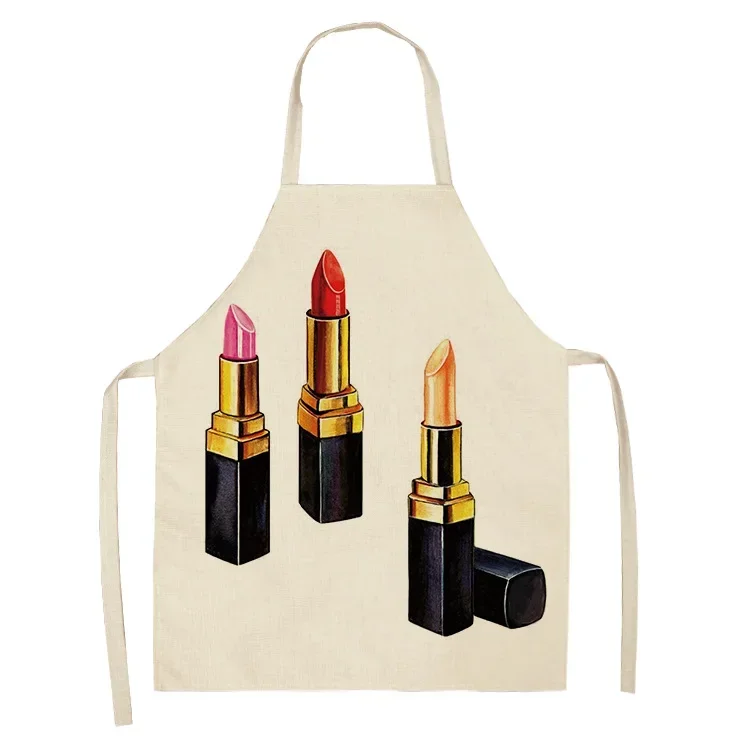 Women's Lipstick Nail Polish Graphic Aprons Baking Accessories Aprons Women's Cooking Accessories Aprons Kitchen Accessories