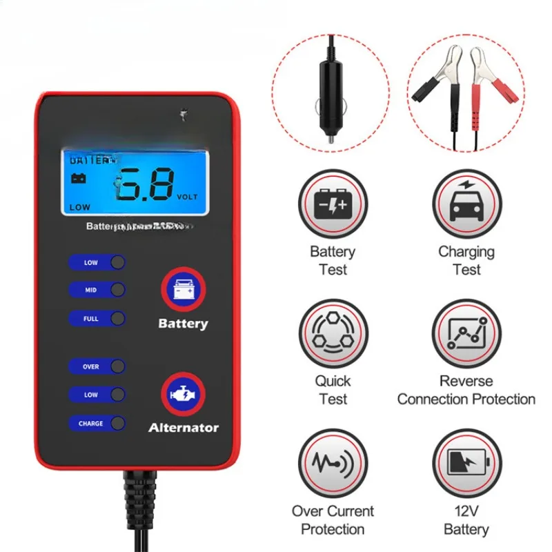 

Bst60 Car Motorcycle 12V Battery Storage Detector Battery Analyzer Battery Tester