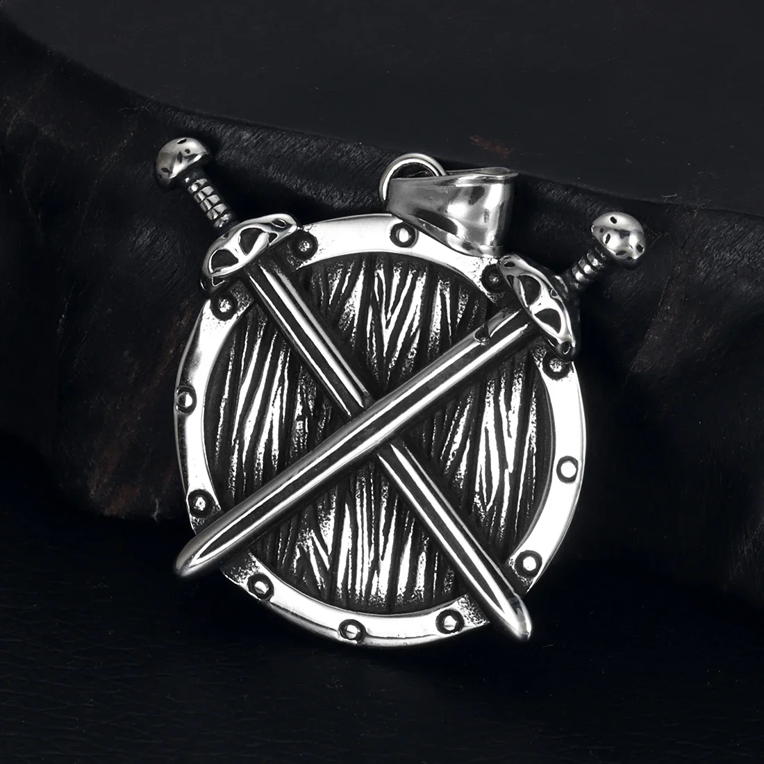 Stainless Steel Viking Norse Pendant for Necklace DIY Accessories Jewelry Making Findings Men Charm Supplies Punk Axe