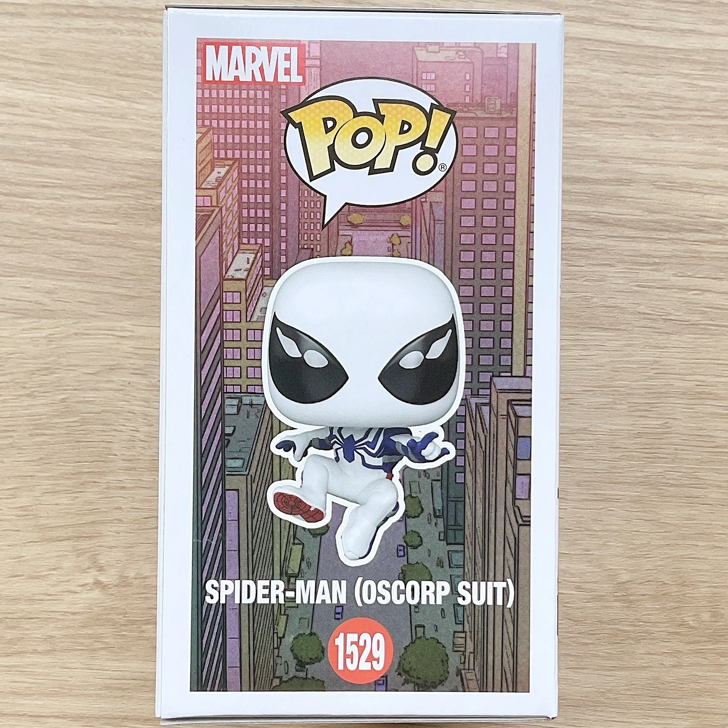 Funko Pop! Spider Man Oscorp Suit Vinyl Figure #1529 Official Licensed Limited Edition Statue Anime Marvel Gift for Fans view 4