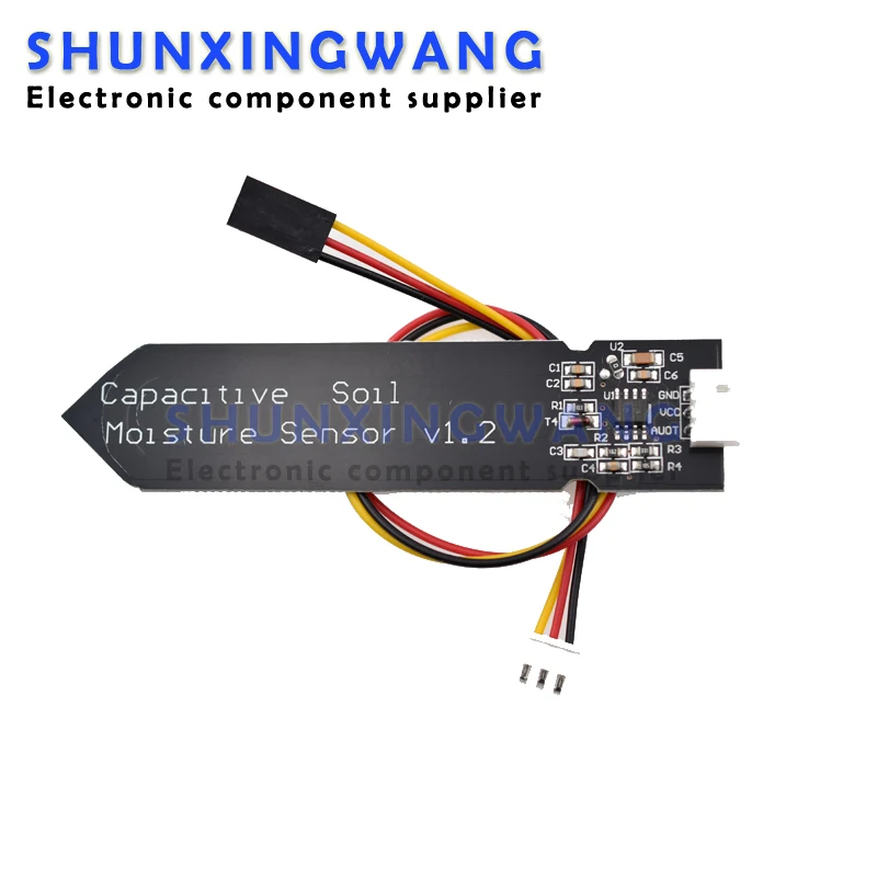 Capacitive soil moisture sensor not easy to corrode wide voltage wire for arduino