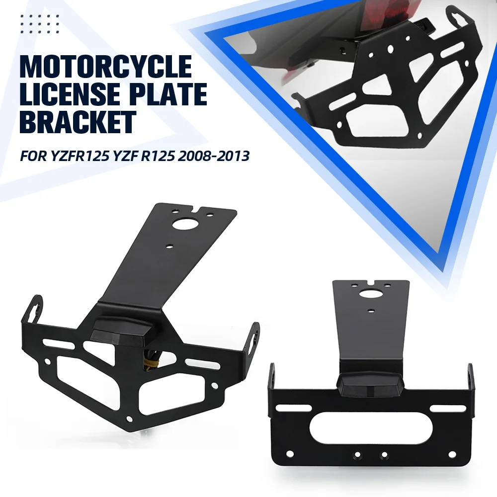

Motorcycle License Plate Holder Tail Light Bracket Tidy Fender Eliminator For Yamaha YZFR125 YZF R125 2008 - 2010 2011 2012 2013