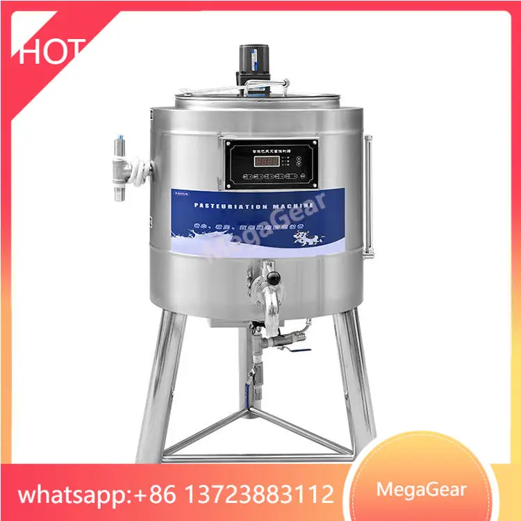 Best Selling Milk Pasteurizer for Juice Fruit Puree Tomato Sauce Yogurt - Capacity 30L 50L 75L 100L - Food Processing Equipment
