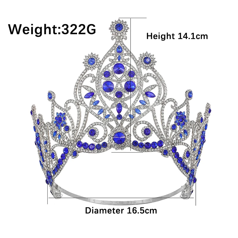 تاج المسابقة المتلألئ |   تاج الزفاف |   غطاء رأس الملكة من حجر الراين الكريستالي للحفلات والولائم