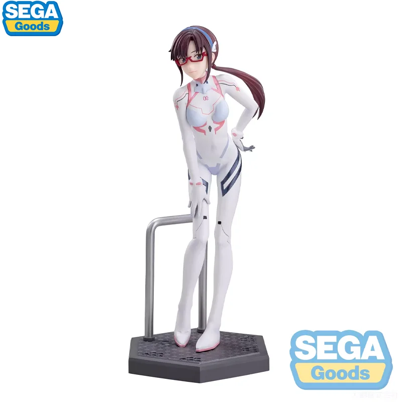 In Stock SEGA Shin Evangelion Mari Makinami Illustrious Figure Luminasta EVA 19CM Anime Figure Action Model Collectible Toys