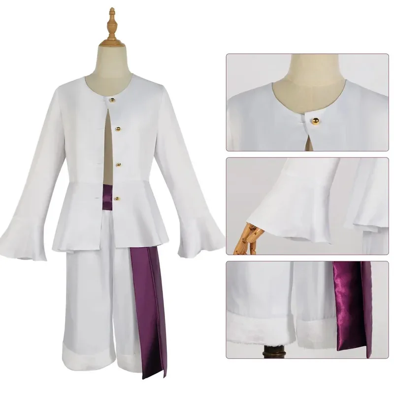 أزياء أنيمي القرد D لوفي التأثيرية معطف أحمر سترة بيضاء بدلة موحدة لوفي كيمونو للرجال والكبار والأطفال حفلة كرنفال الهالوين