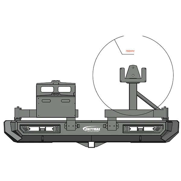 

4x4 Offroad Accessories Car Bumper Steel For Jimny 2018+ Rear Bumper For Car Bumper