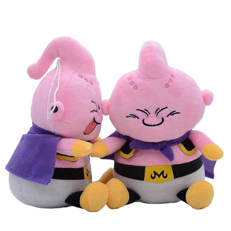 20cm Dragon Ball Z Plush Stuffed Toys Majin Buu Squint Tongue Anime Cartoon Figure Dolls Kawaii Kids Birthday Gifts Home Decor