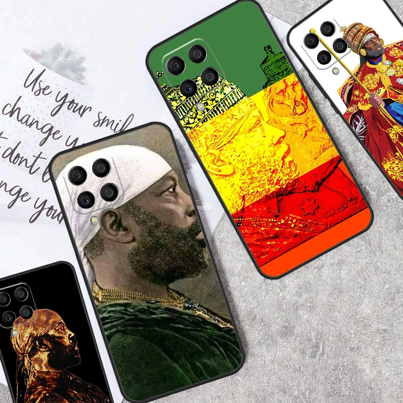 Emperor Menelik Ii Of Ethiopia Adwa Case For Samsung Galaxy M13 M23 M33 M53 M20 M30s M31s M12 M32 M52 M31 M51 M14 M34 M54 Coque