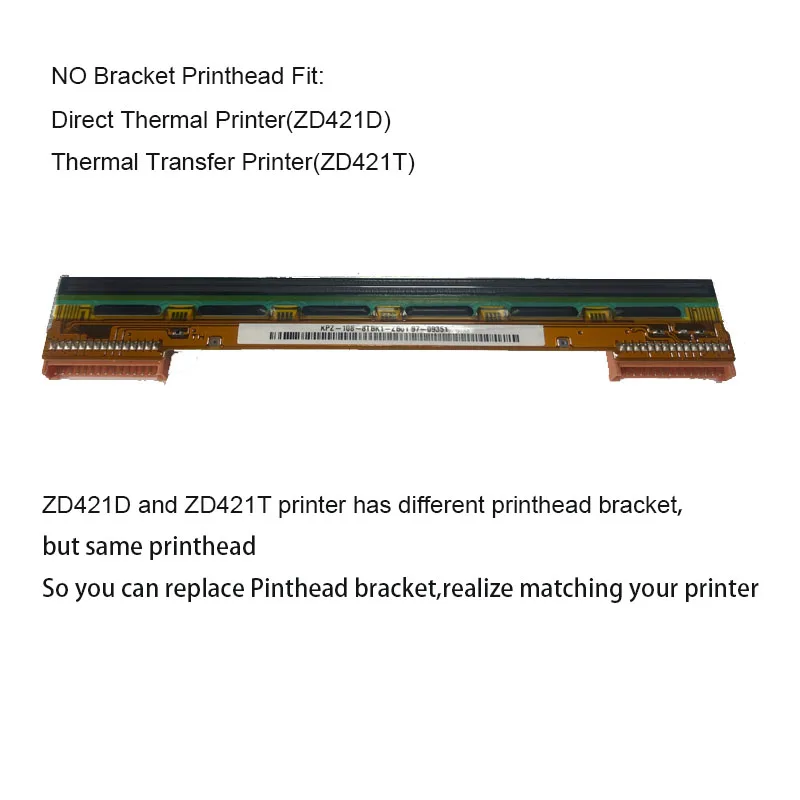 Neuer Original-ZD421D-Druckkopf P1112640-218 für Zebra ZD421 ZD421T Desktop-Thermoetikettendrucker 203dpi Druckkopf – Detail 3
